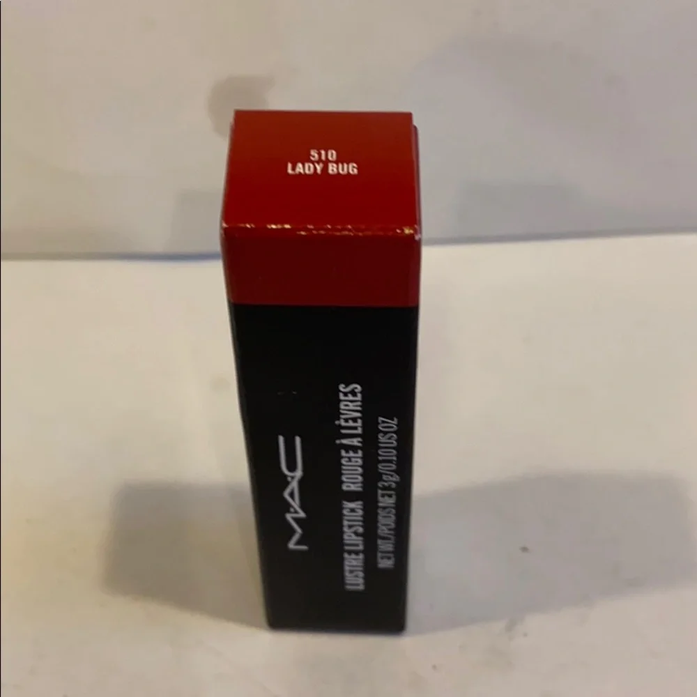 MAC COSMETICS Lustre Lipstick 510 Lady Bug (Yellow Tomato Frost) 0.1oz NIB $25